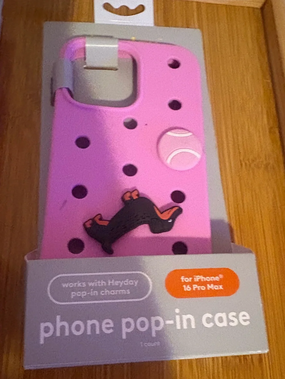 Phone Pop-In Case for iPhone 16 Pro Max - Pink